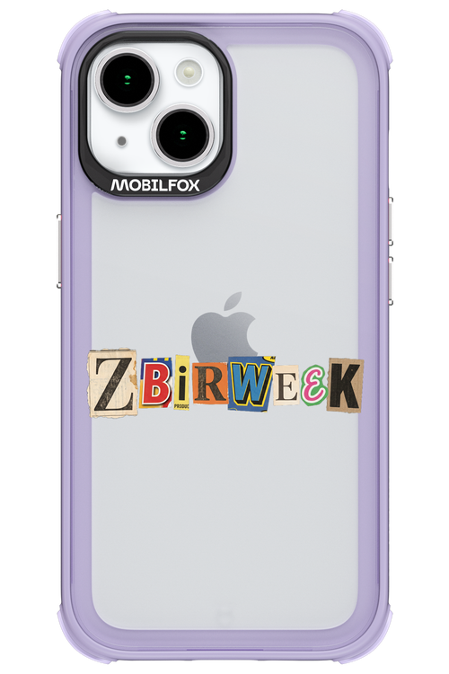 Zbirweek (transparent) 2.0 - Apple iPhone 15