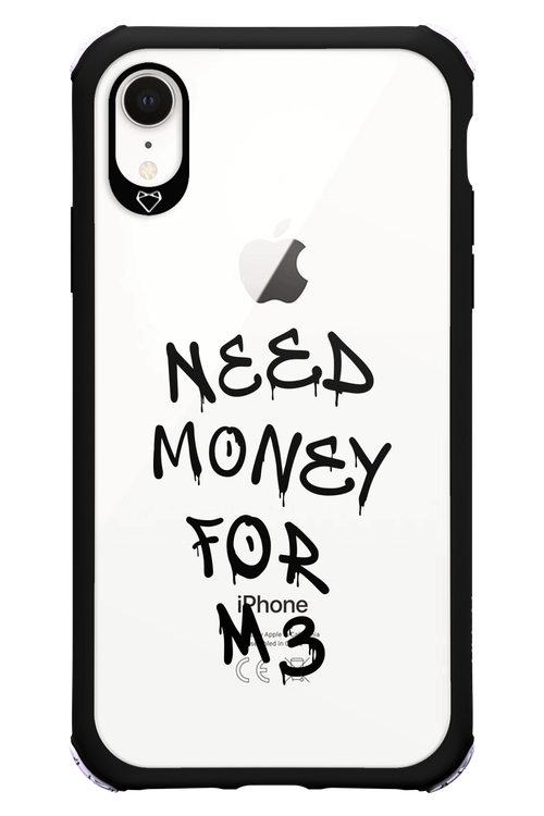 Need M3 Transparent Black - Apple iPhone XR