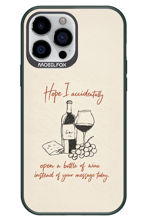 Bottle of wine 2.0 - Apple iPhone 13 Pro Max