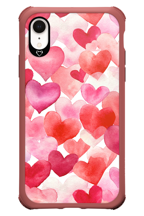 Water Painted Heart 2.0 - Apple iPhone XR