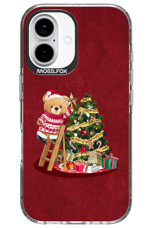 Christmas Bear (Burgundy) - Apple iPhone 16