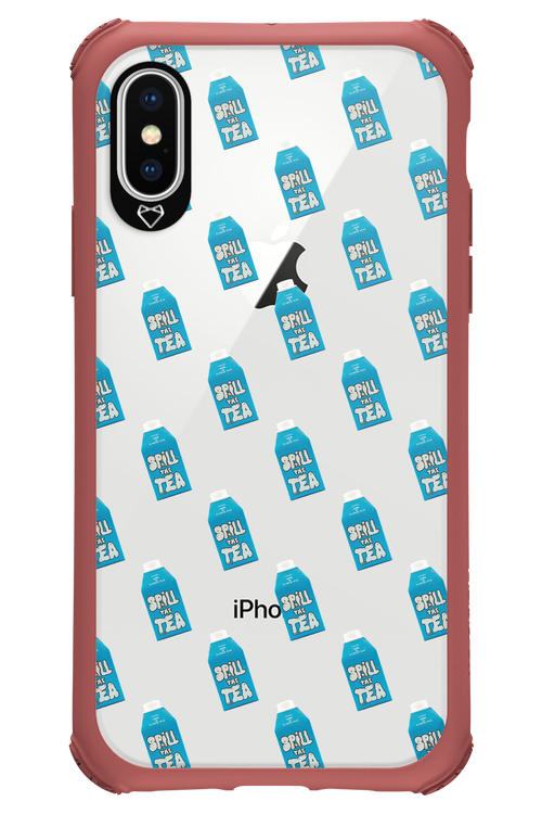 Blue Tea Party Chaos - Apple iPhone X