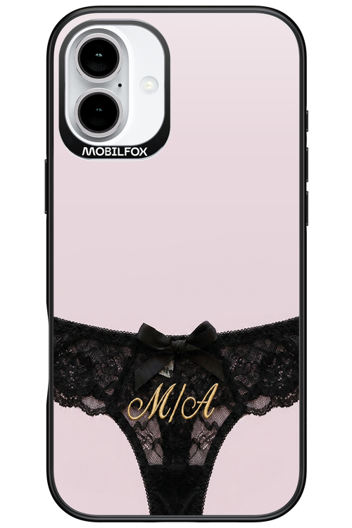 Black Panties 2.0 - Apple iPhone 16 Plus