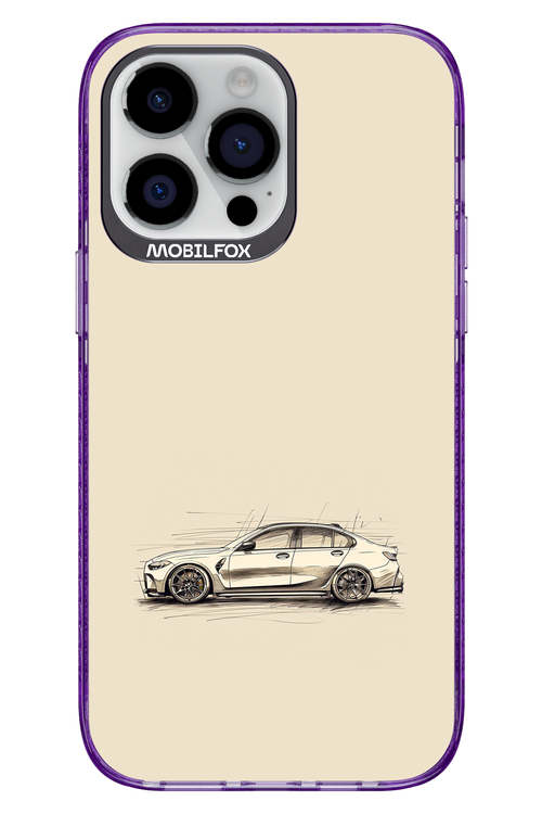 Sketch Car - Apple iPhone 14 Pro Max