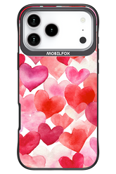 Water Painted Heart - Apple iPhone 17 Pro Max