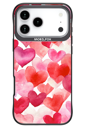 Water Painted Heart - Apple iPhone 17 Pro Max