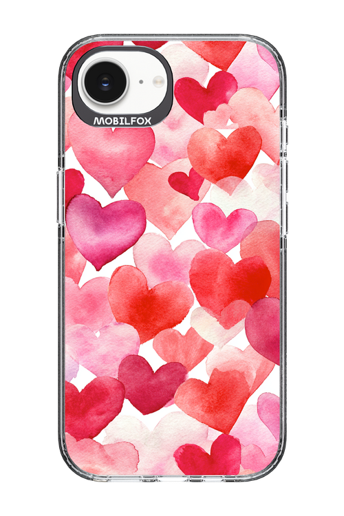 Water Painted Heart - Apple iPhone 16e