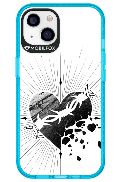 Fekete Szív - Apple iPhone 13