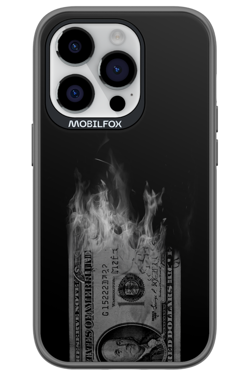 Money Burn B&W 2.0 - Apple iPhone 14 Pro