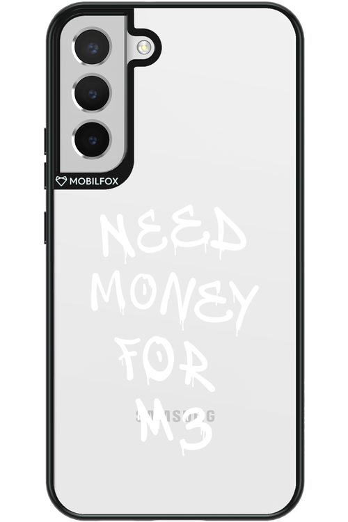 Need M3 Transparent White - Samsung Galaxy S22+