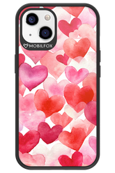 Water Painted Heart 2.0 - Apple iPhone 13
