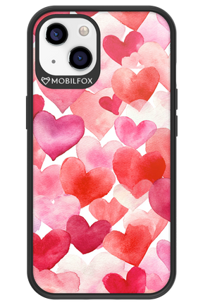 Water Painted Heart 2.0 - Apple iPhone 13