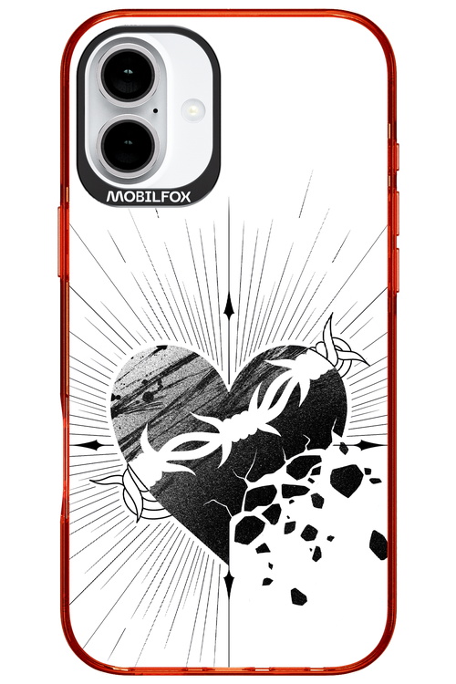 Fekete Szív 2.0 - Apple iPhone 16 Plus