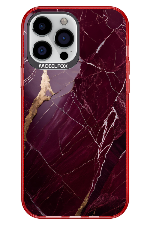 Burgundy Marble - Apple iPhone 13 Pro Max