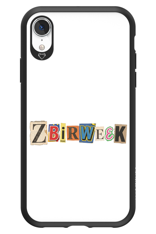 Zbirweek (white) 2.0 - Apple iPhone XR