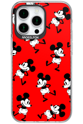 Iconic Mouse (red pattern) - Apple iPhone 15 Pro Max