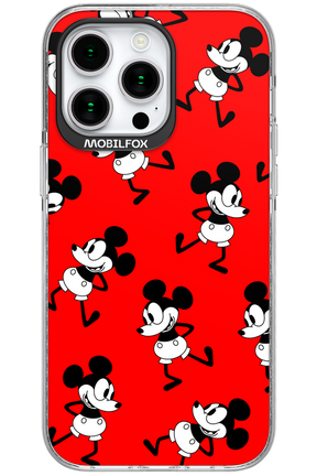 Iconic Mouse (red pattern) - Apple iPhone 15 Pro Max