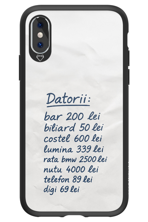 The List 2.0 - Apple iPhone X