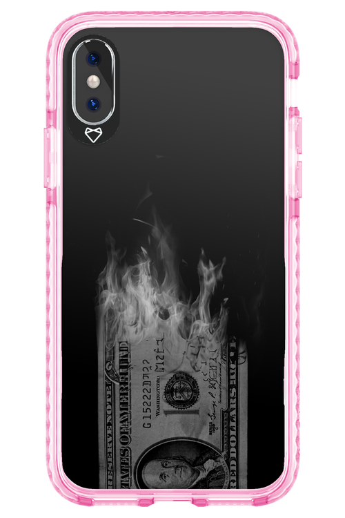 Money Burn B&W 2.0 - Apple iPhone XS