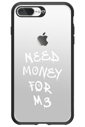 Need M3 Transparent White - Apple iPhone 7 Plus