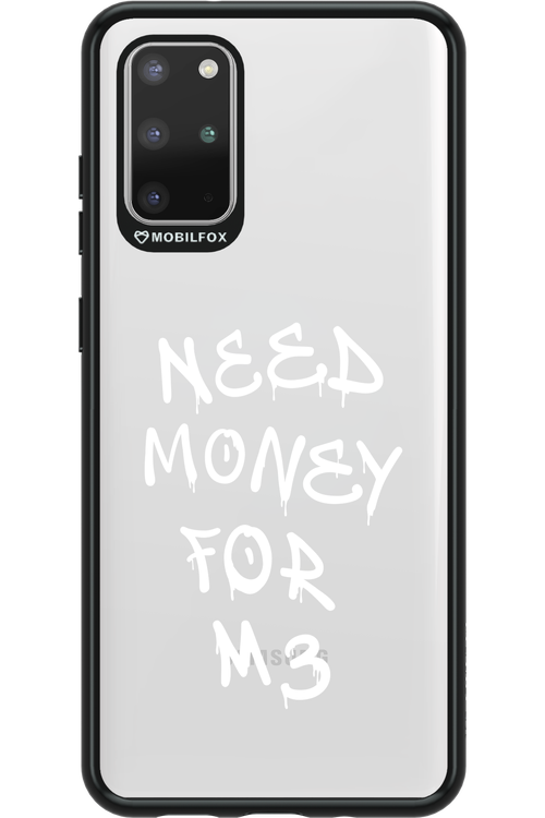 Need M3 Transparent White - Samsung Galaxy S20+