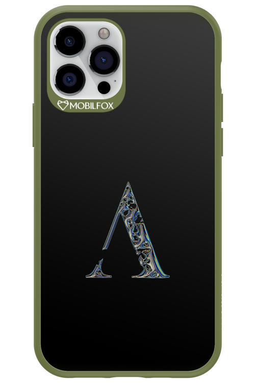 ⁠ ⁠Azteca A Chrome Logo - Apple iPhone 12 Pro