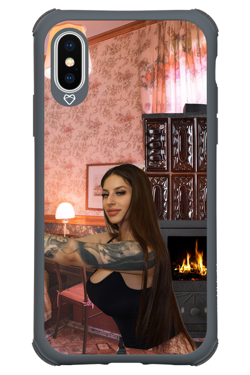 Tattooed Flame - Apple iPhone X