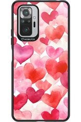 Water Painted Heart - Xiaomi Redmi Note 10 Pro