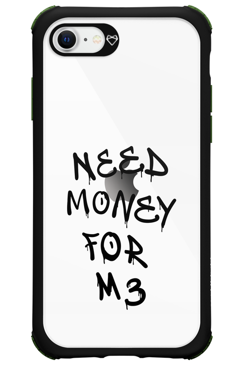 Need M3 Transparent Black - Apple iPhone SE 2020