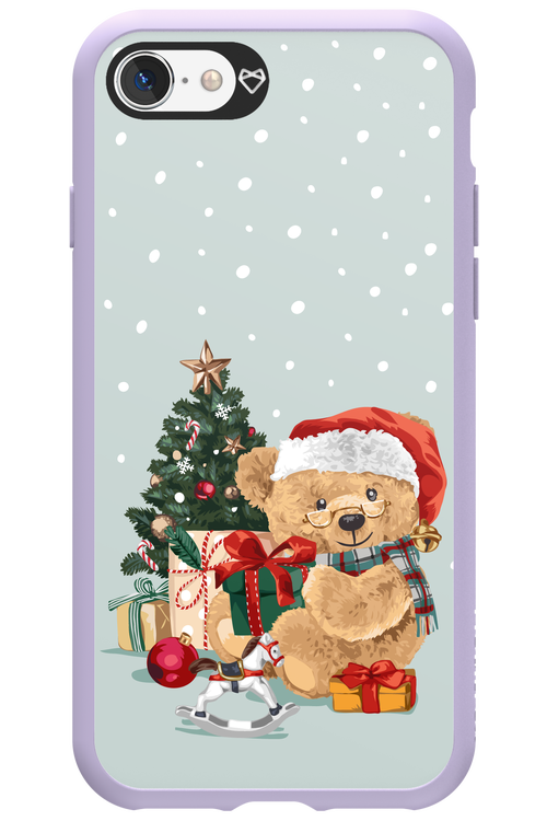 Merry Christmas Bear - Apple iPhone 8