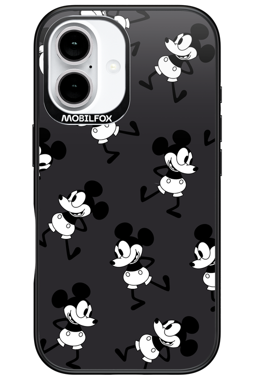 Iconic Mouse (antracite pattern) - Apple iPhone 16