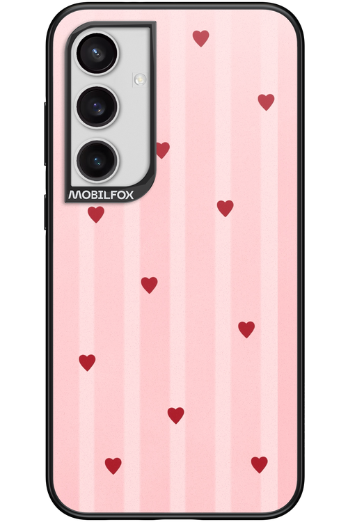Red Little Hearts 2.0 - Samsung Galaxy S24+