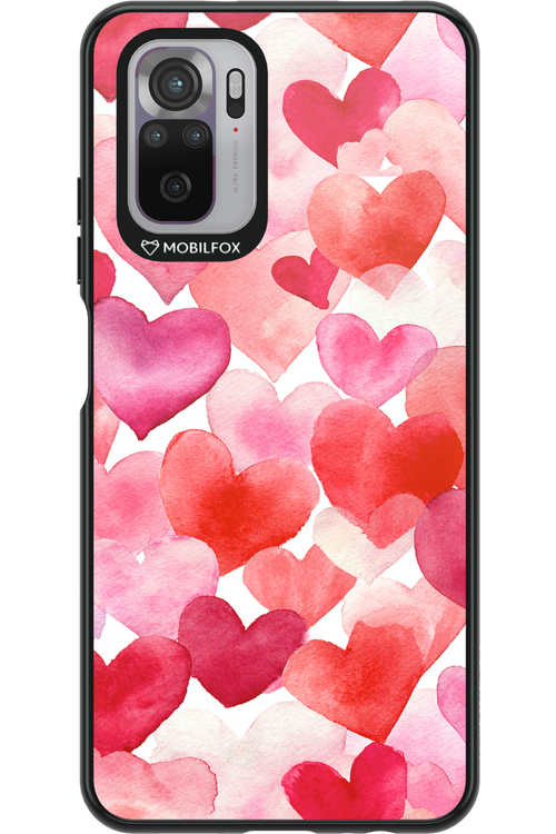 Water Painted Heart - Xiaomi Redmi Note 10