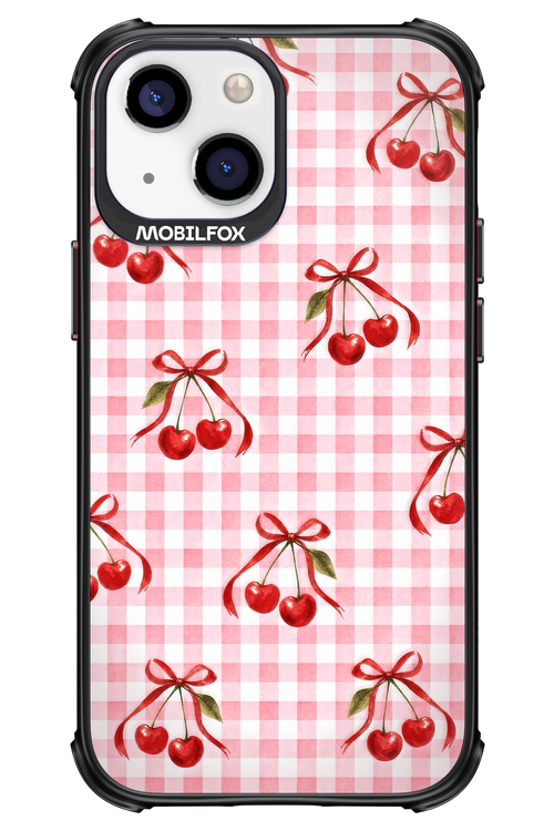 Pink Cherry Checked 2.0 - Apple iPhone 13 Mini