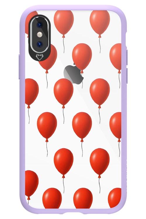 Red Balloons - Apple iPhone X