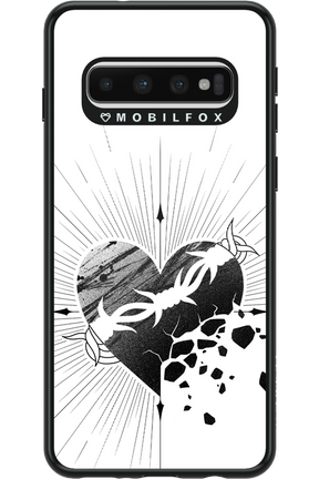Fekete Szív - Samsung Galaxy S10