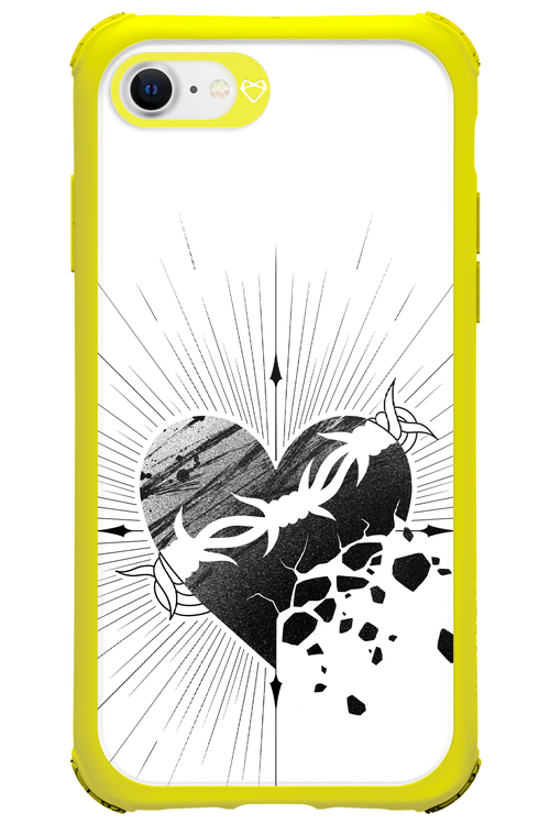 Fekete Szív 2.0 - Apple iPhone SE 2022