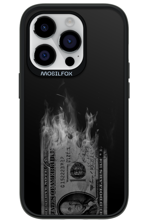 Money Burn B&W 2.0 - Apple iPhone 14 Pro