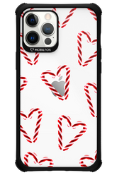 Candy Cane Hearts - Apple iPhone 12 Pro Max