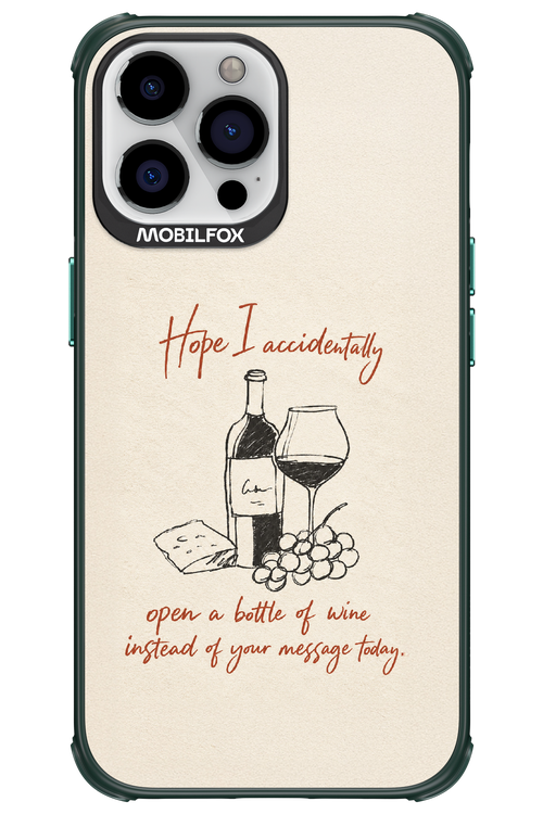 Bottle of wine 2.0 - Apple iPhone 13 Pro Max