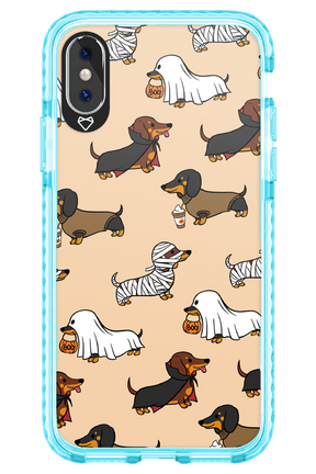Scary Dachshund - Apple iPhone XS