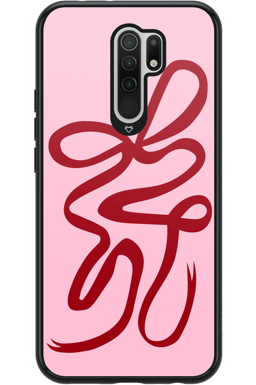 Burgundy Bow - Xiaomi Redmi 9