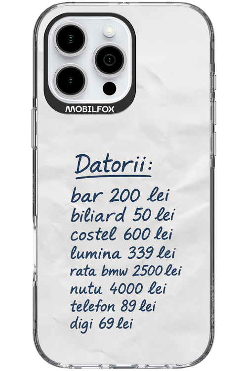 The List 2.0 - Apple iPhone 16 Pro Max