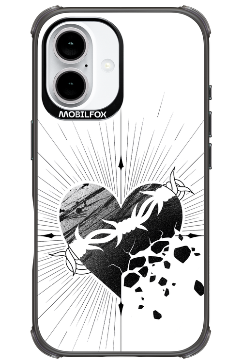 Fekete Szív - Apple iPhone 16