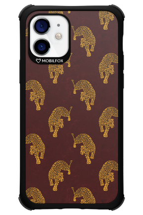 Burgundy Leopard Pattern - Apple iPhone 12