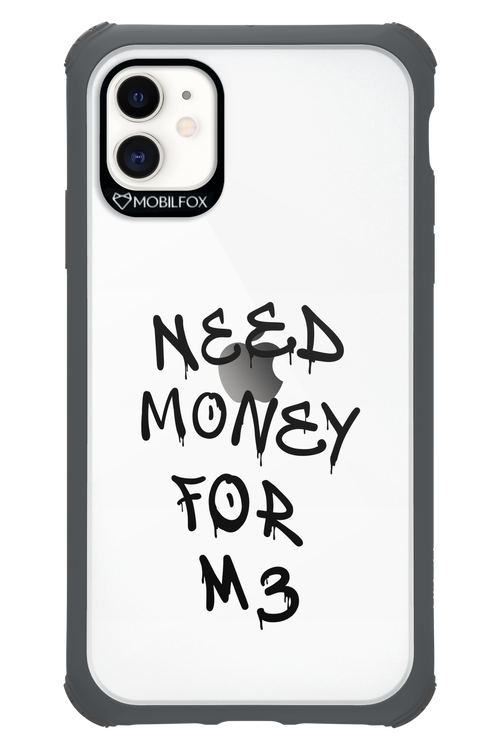 Need M3 Transparent Black - Apple iPhone 11