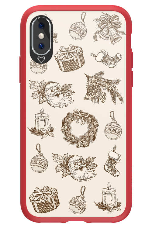 Christmas Paper - Apple iPhone X