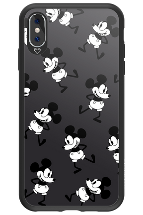 Iconic Mouse (antracite pattern) - Apple iPhone XS Max