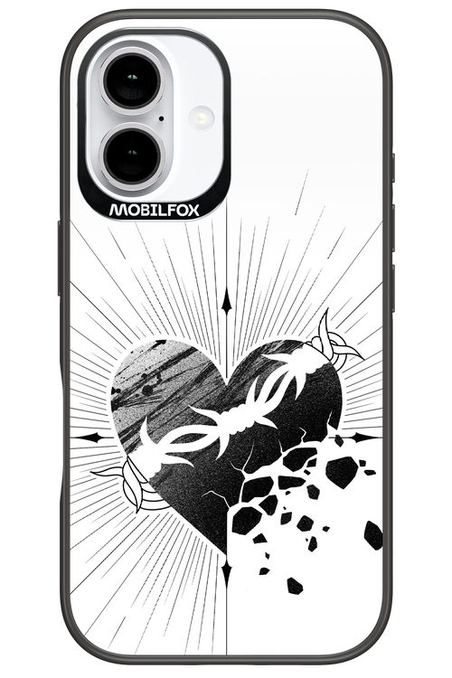 Fekete Szív - Apple iPhone 16