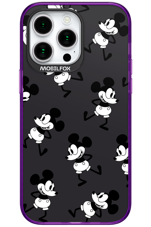 Iconic Mouse (antracite pattern) - Apple iPhone 15 Pro Max